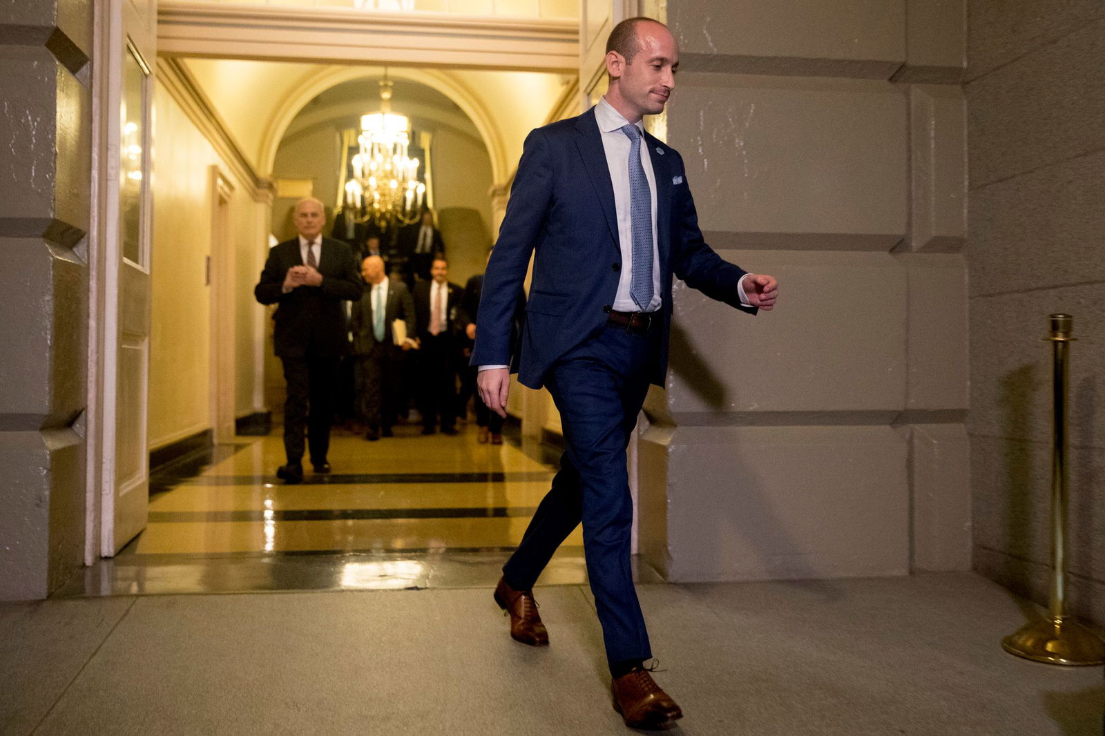 Stephen Miller gilt als einer der wichtigsten Spindoktoren für Trumps Strategie. (Archivbild)