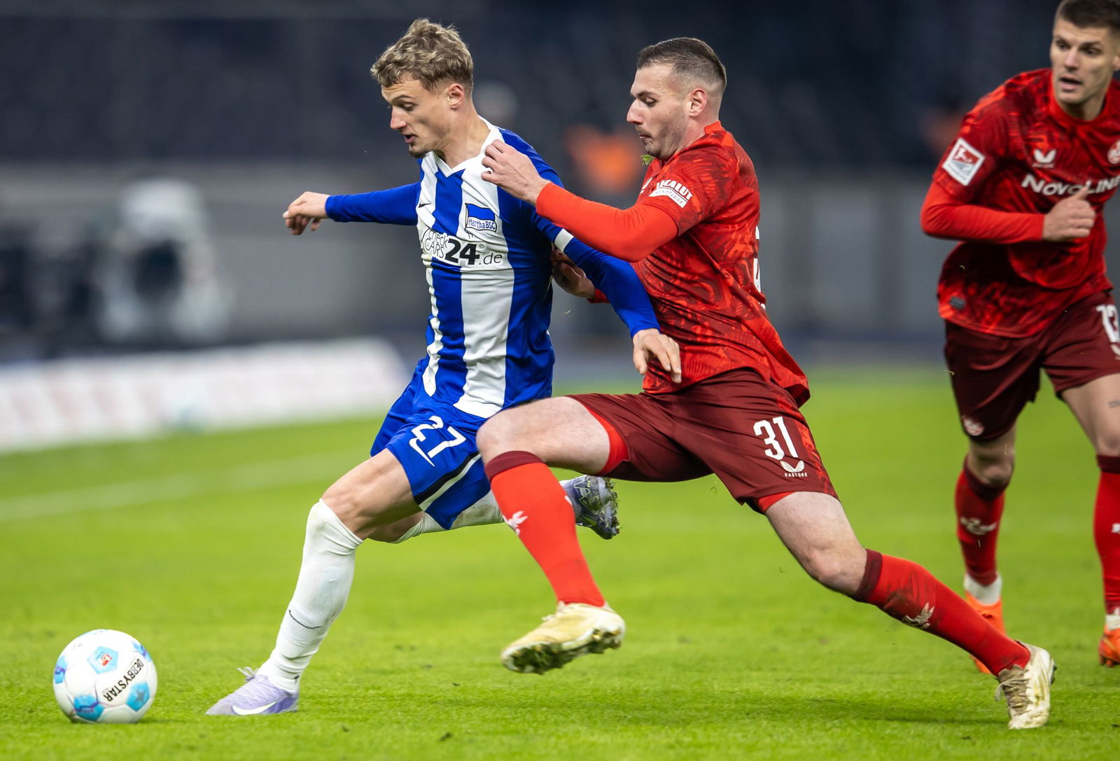 Setzte immer wieder nach: FCK-Torschütze Luca Sirch 