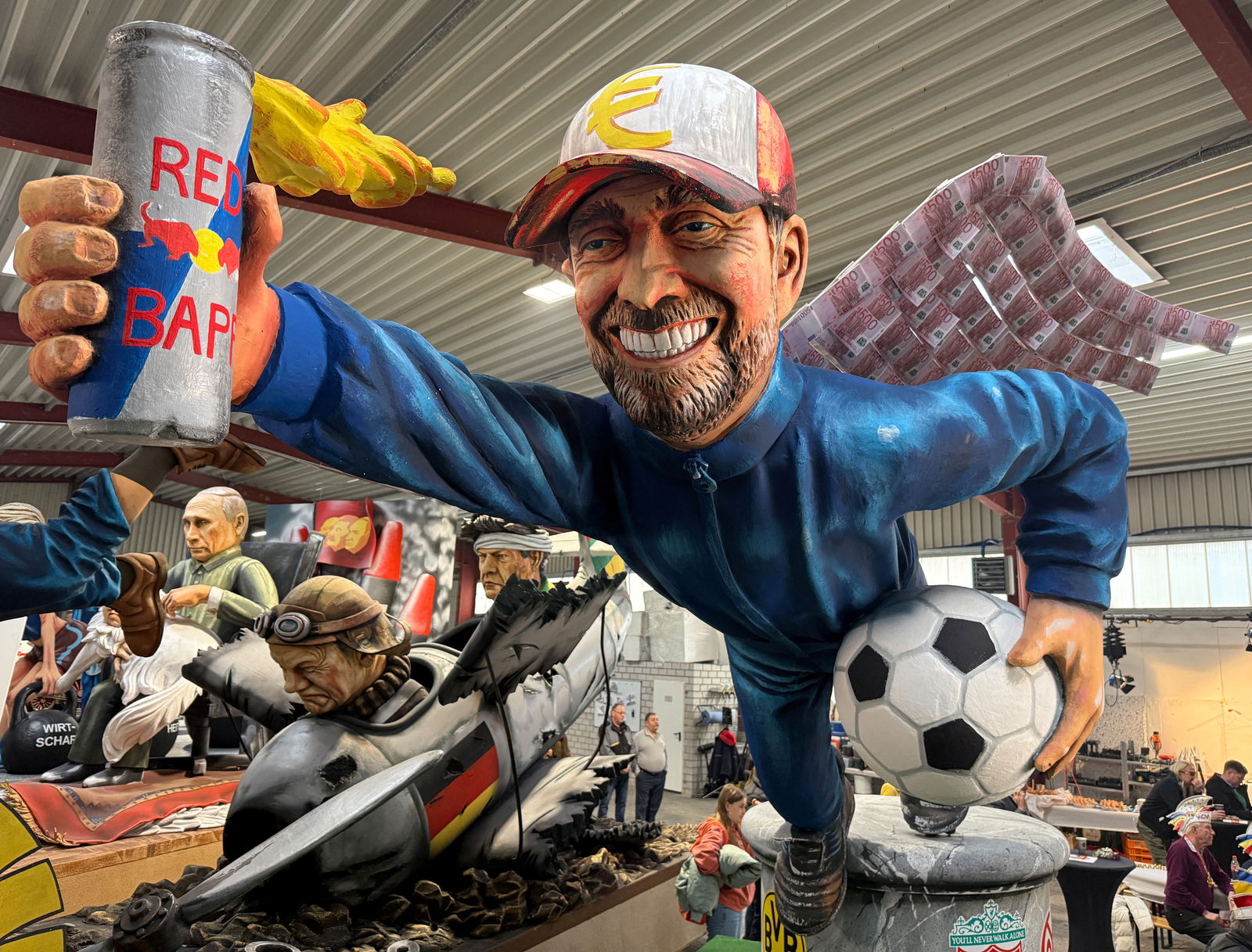 Rosenmontag Motivwagen 2025 Jürgen Klopp