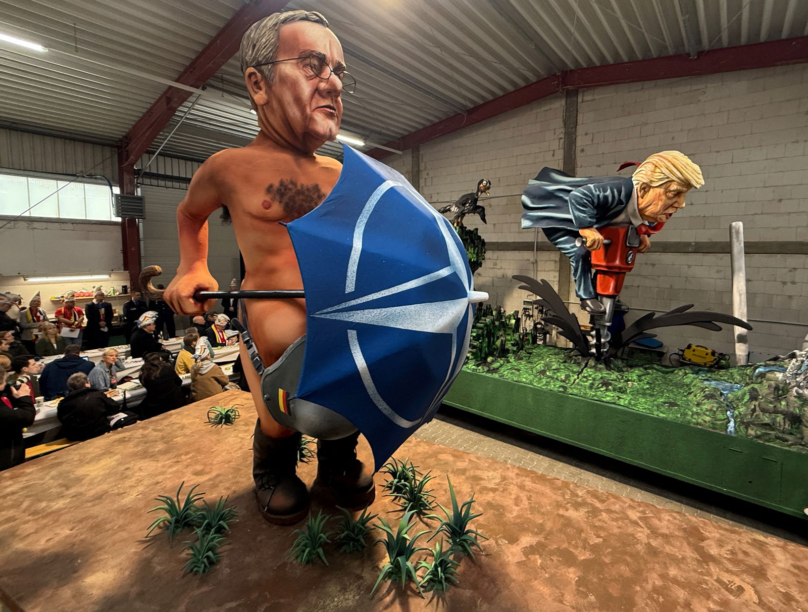 Rosenmontag Motivwagen 2025 Boris Pistorius 