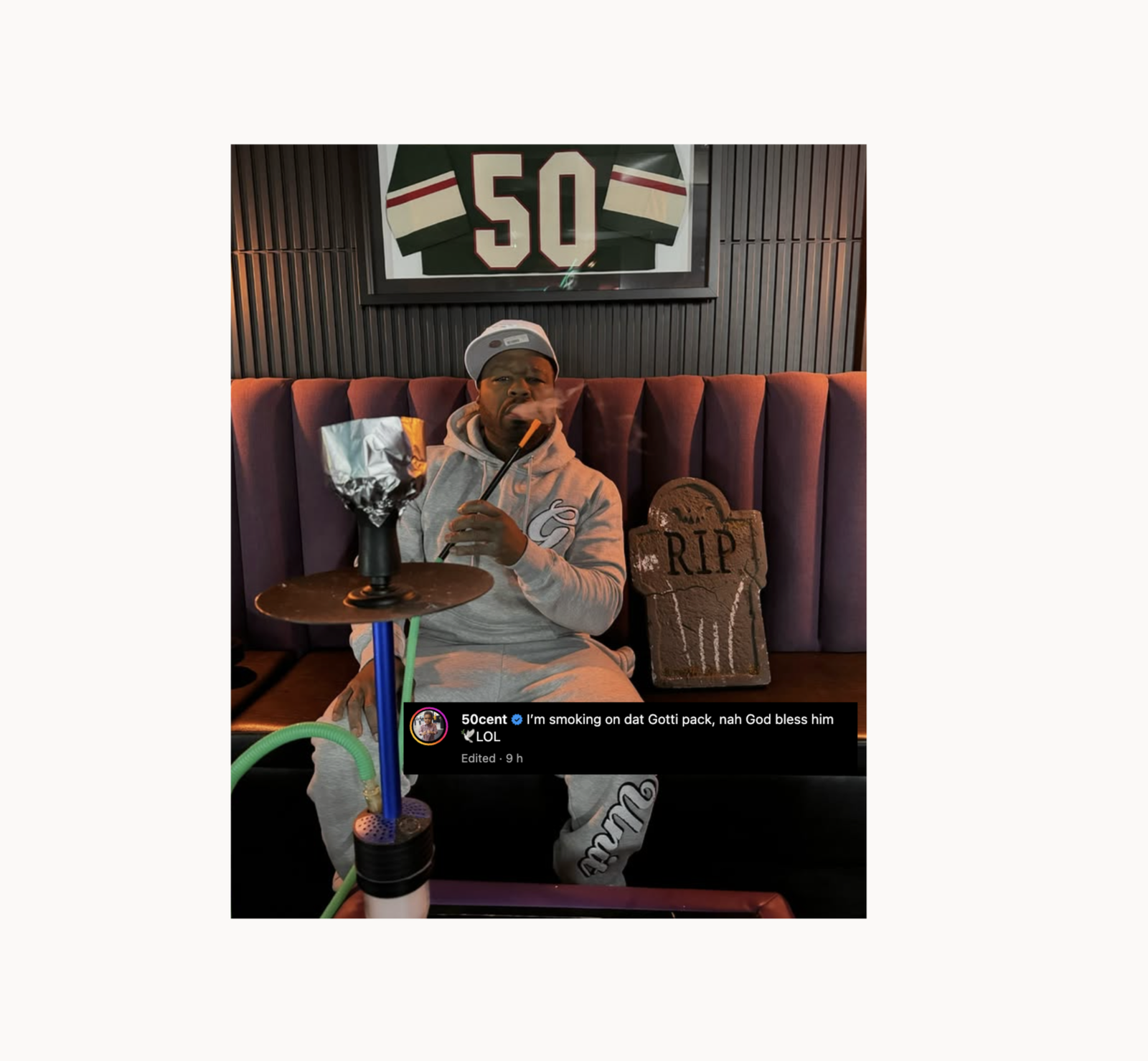 50 Cent x Instagram Irv Gotti