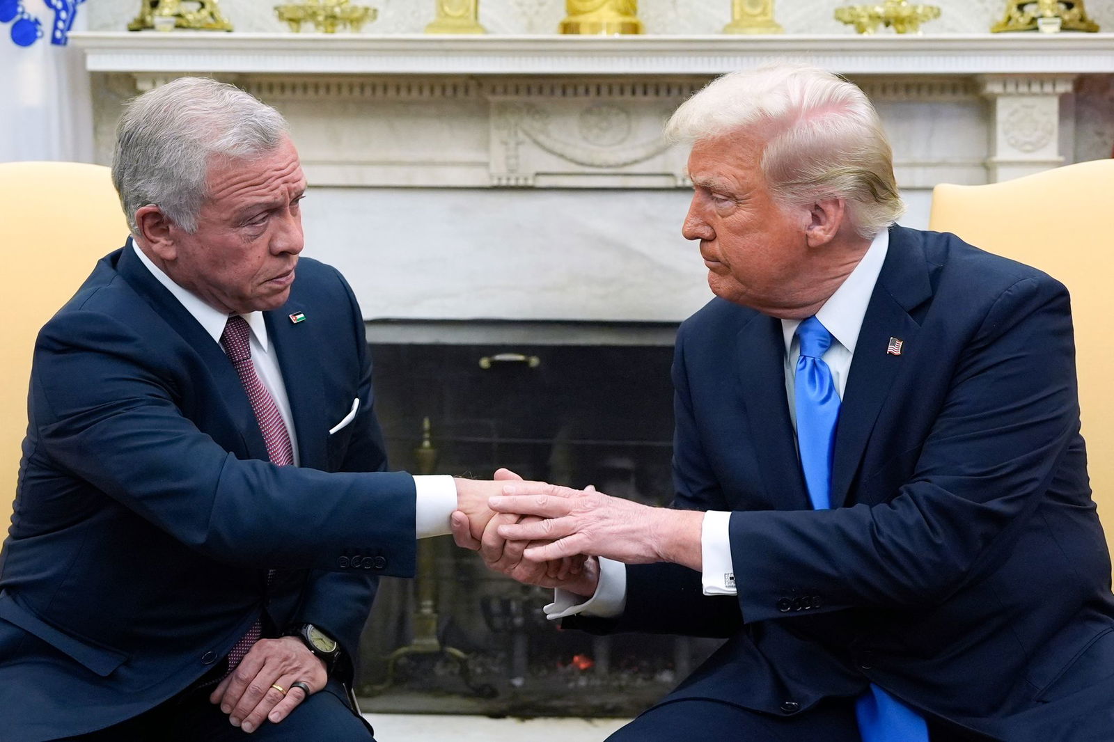 Jordaniens König Abdullah II. plädiert für einen Wiederaufbau des Gazastreifens ohne Vertreibung der Palästinenser.