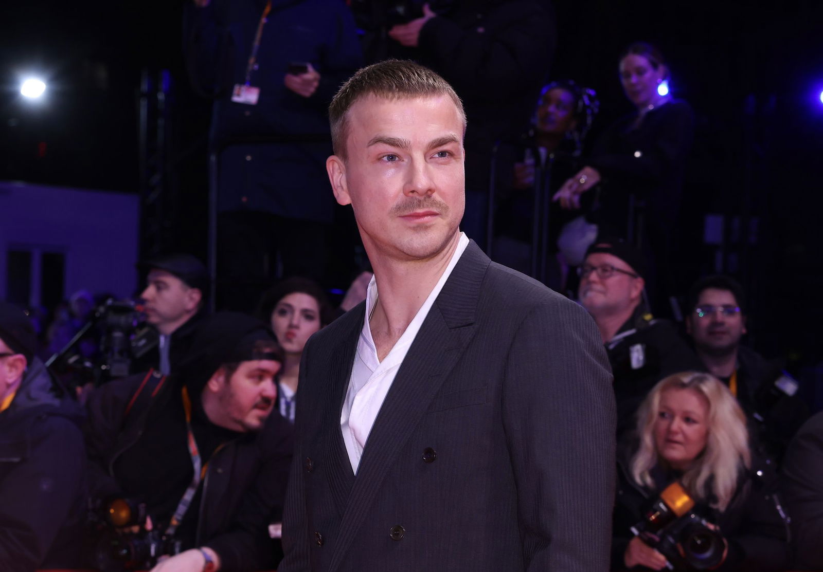 Albrecht Schuch auf der Berlinale Eröffnung. (Foto Archiv)