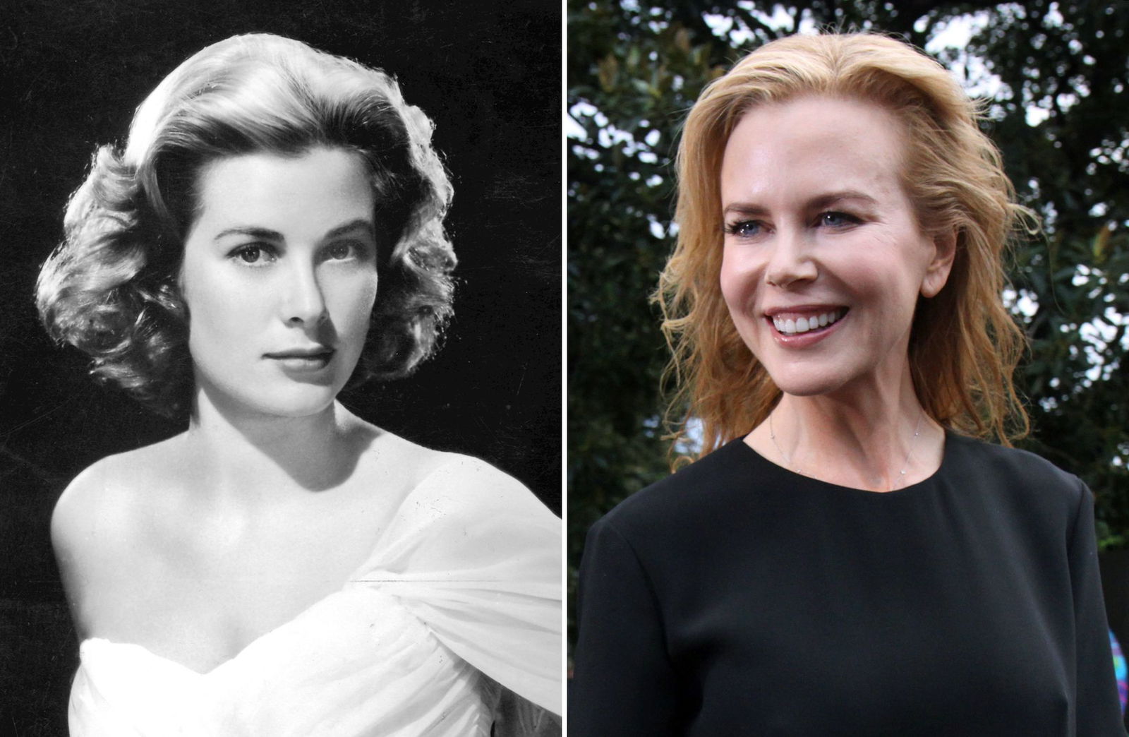 Suchte man für ihren Typ Frau und die stechend blauen Augen Ähnlichkeiten bei den Stars der goldenen Hollywood-Ära, dann erinnerte Kidman viele stets an Grace Kelly. (Archivbild-Kombo)