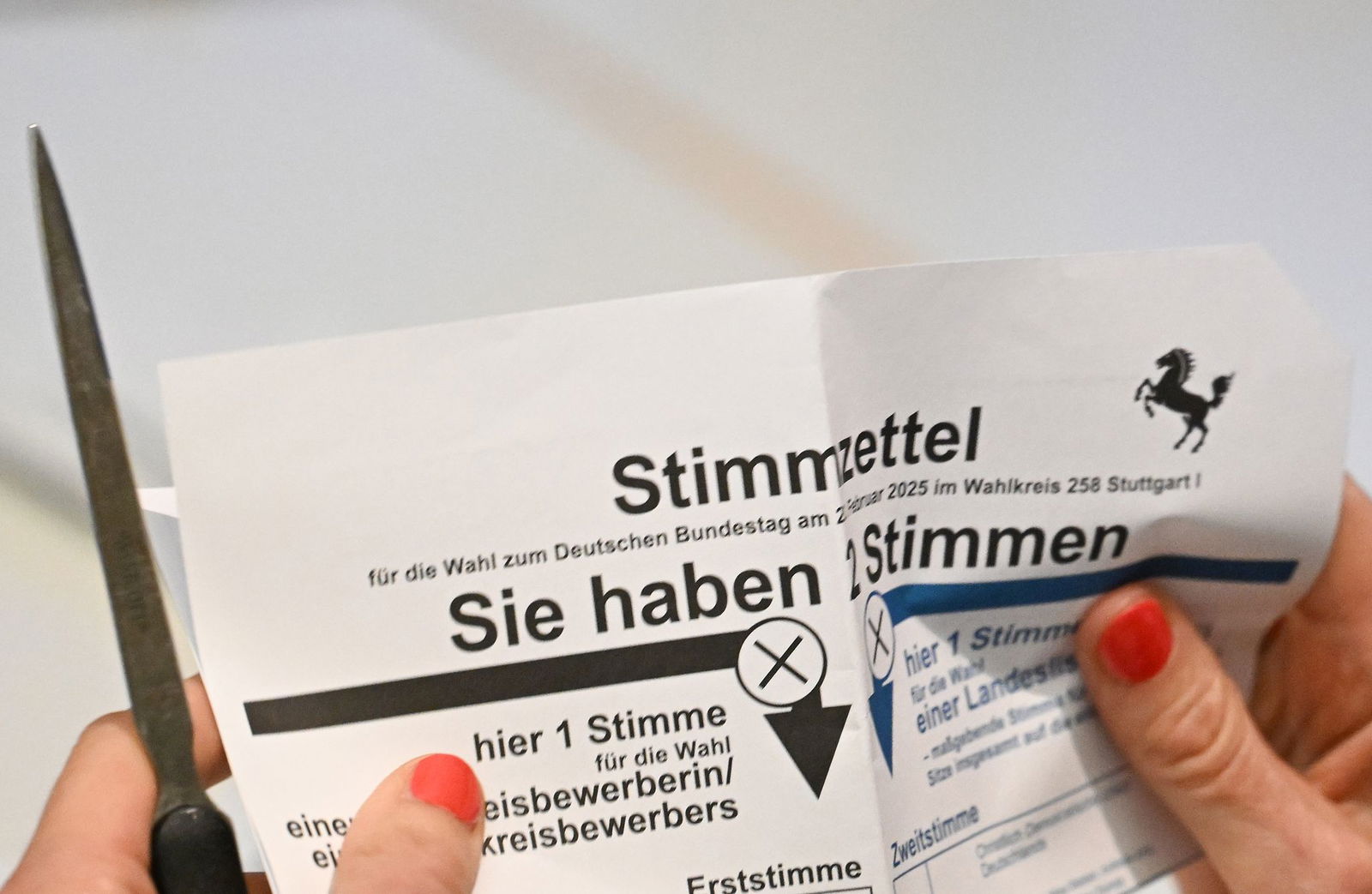 Millionen Menschen waren aufgerufen, zwei Kreuze zu machen.