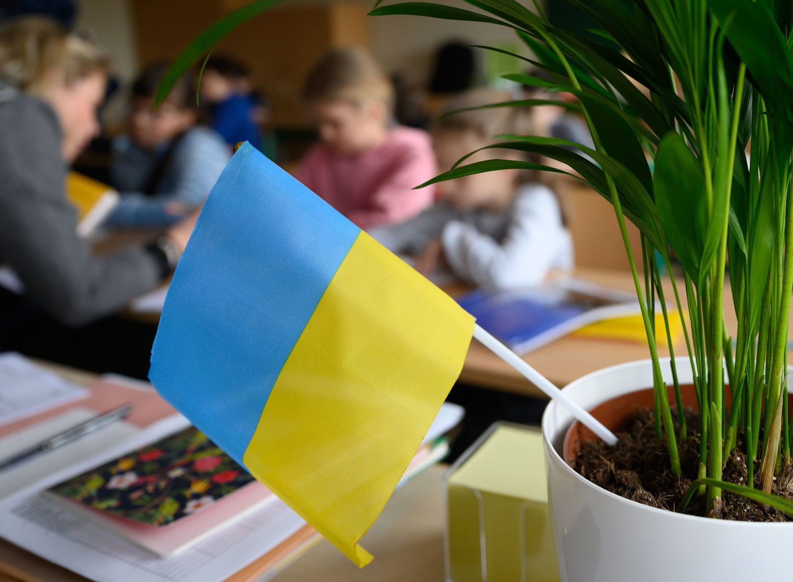 9.900 Schüler und Schülerinnen aus der Ukraine sind seit Kriegsbeginn an den Schulen in Rheinland-Pfalz aufgenommen worden. (Symbolbild)