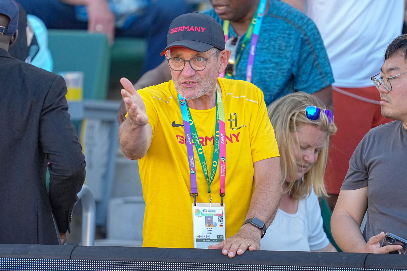 Findet, dass man die neue Variante ausprobieren sollte: Mihambo-Trainer Ulli Knapp.