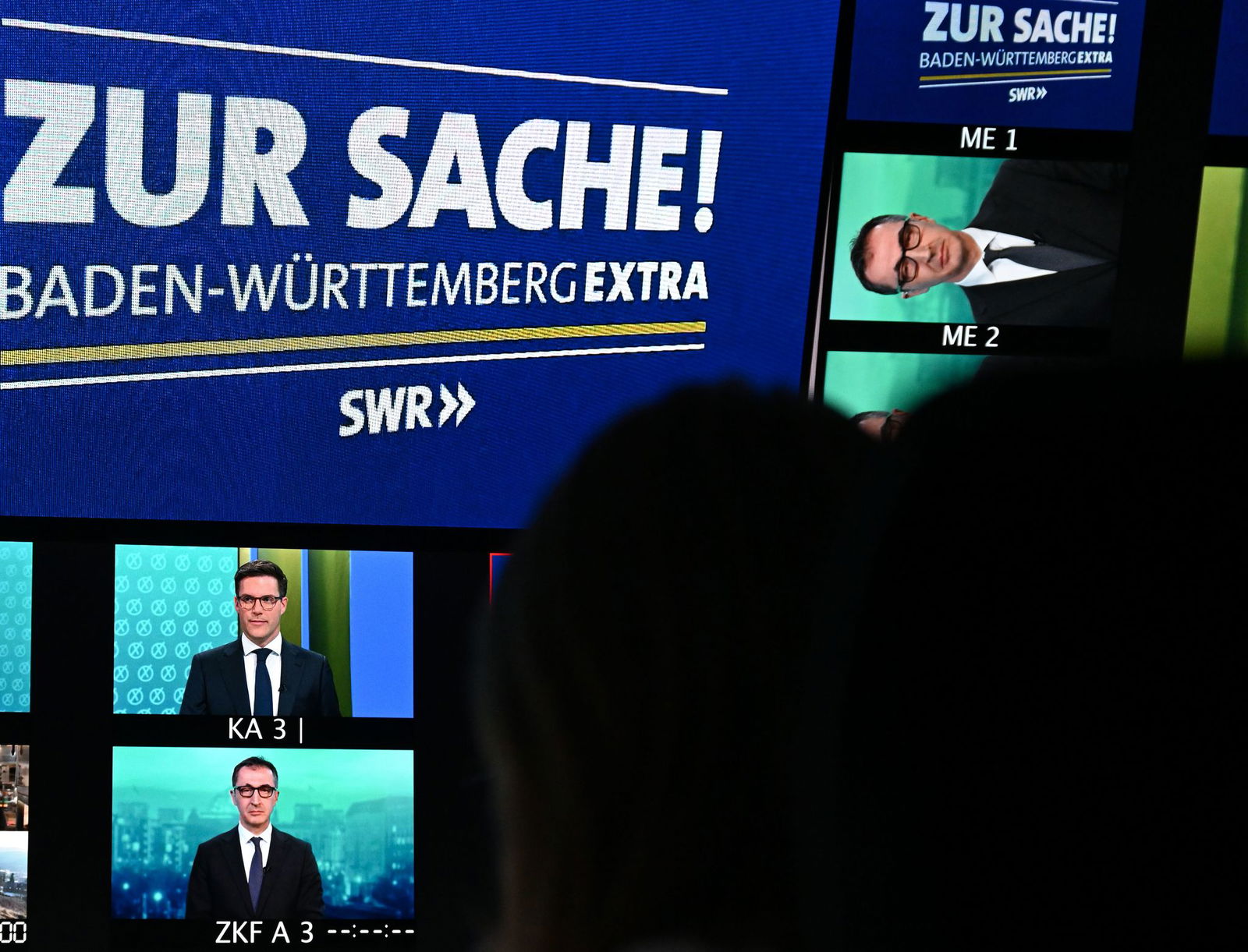 Die beiden Kontrahenten trafen erstmals vor der Landtagswahl im TV aufeinander.