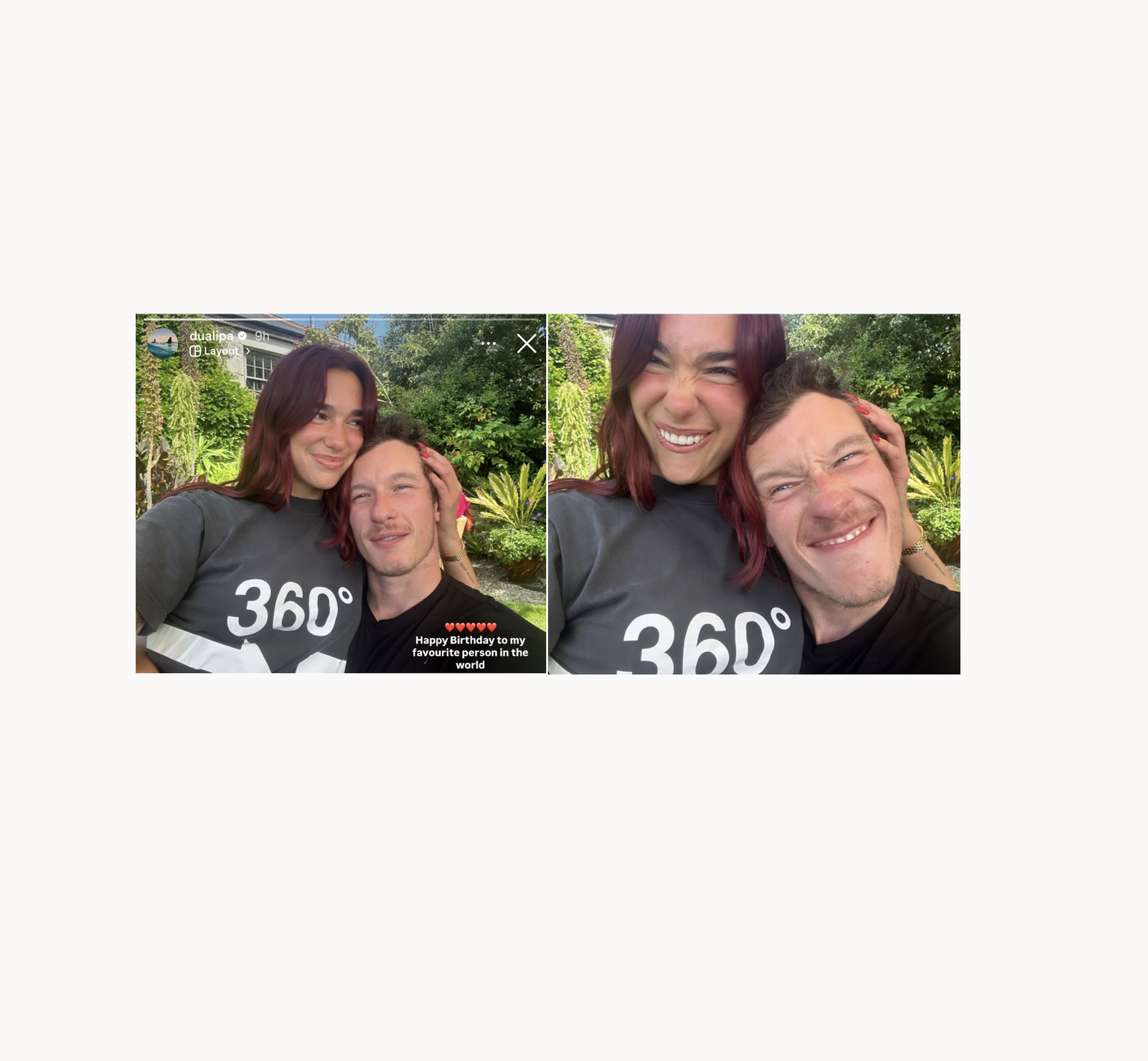 Dua Lipa x Selfie mit Callum Turner