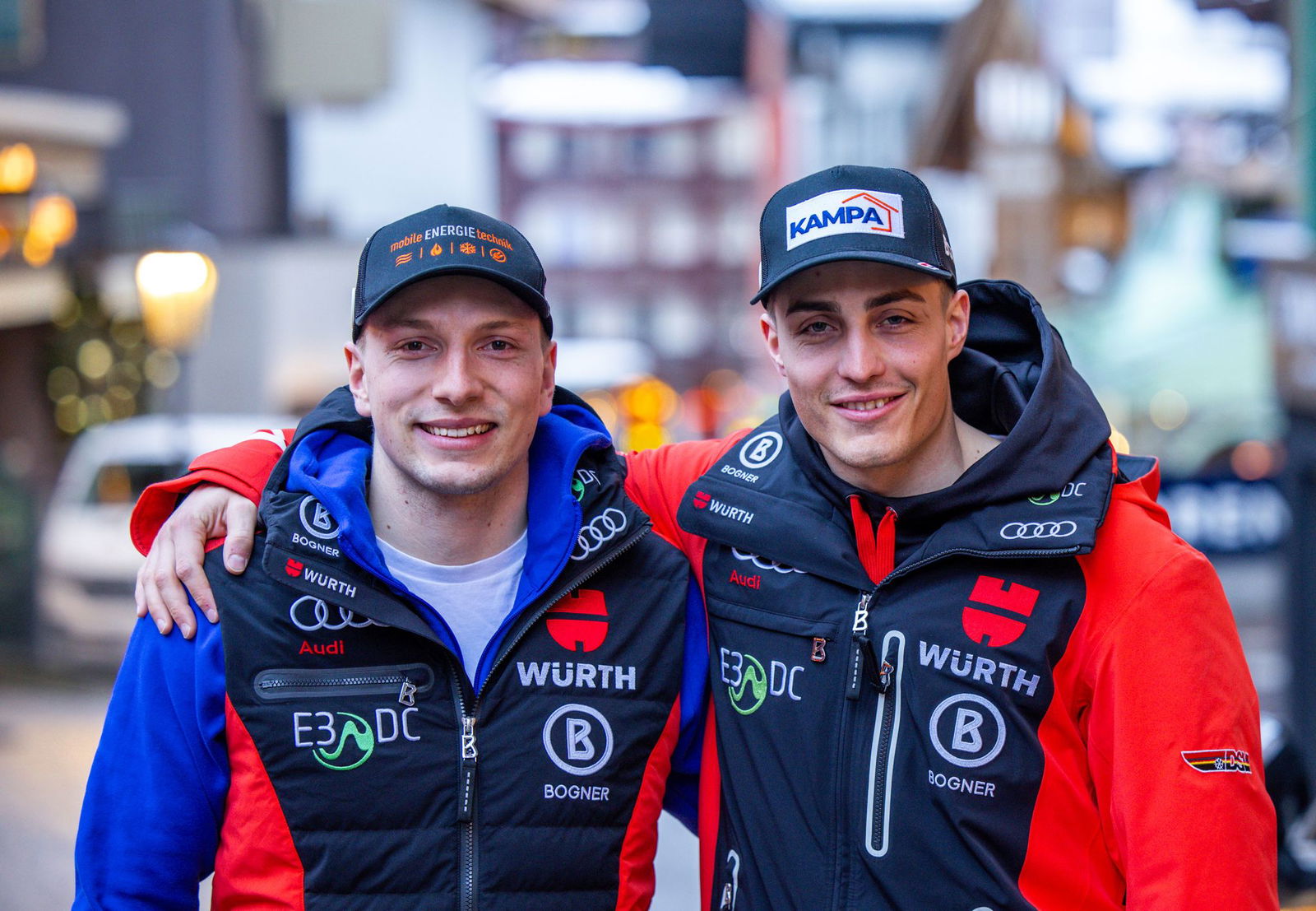 Jonas Stockinger (l.) und Anton Grammel waren beim DSV zwischenzeitlich aussortiert worden.