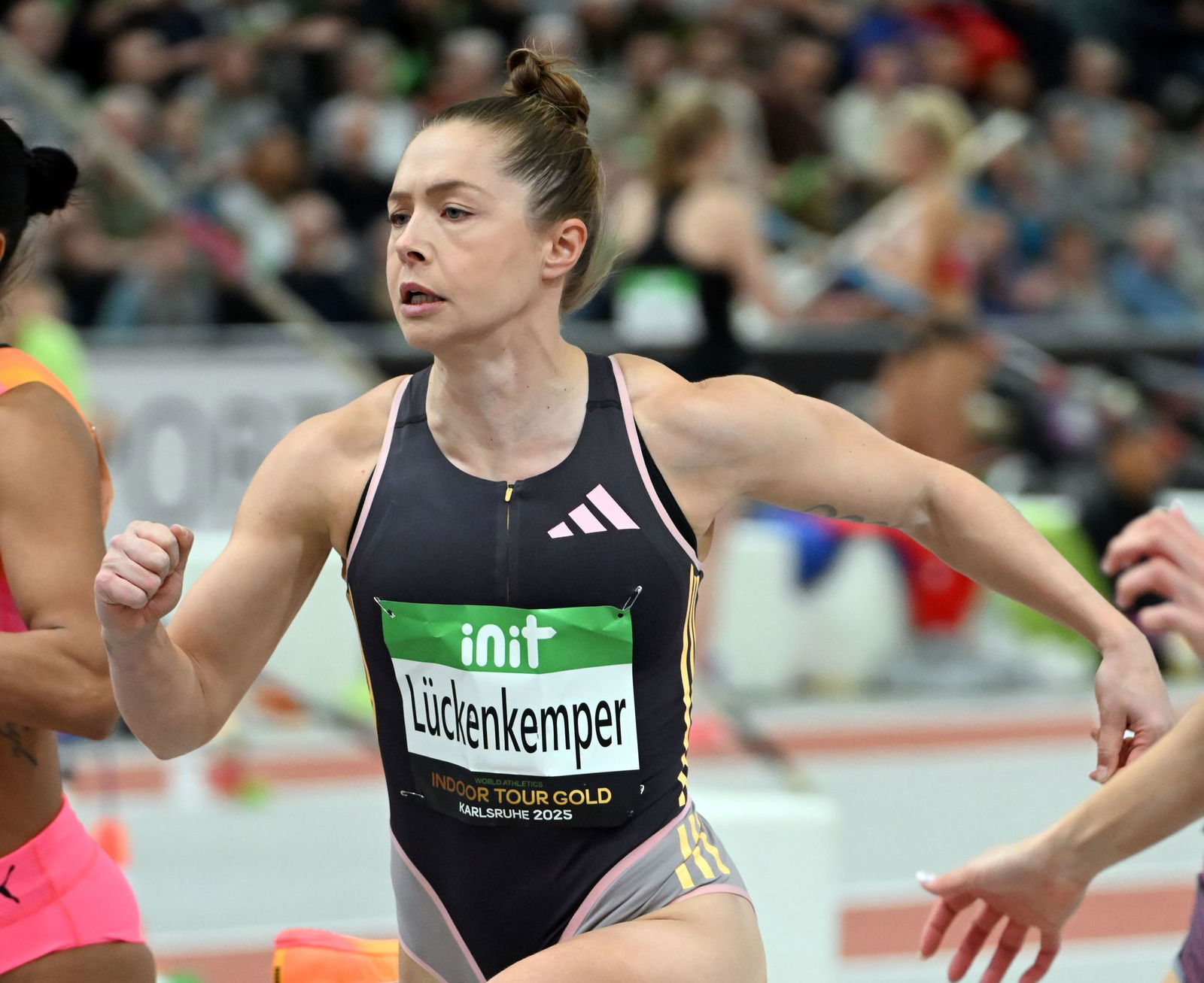 Gina Lückenkemper war über 60 Meter schnell unterwegs.