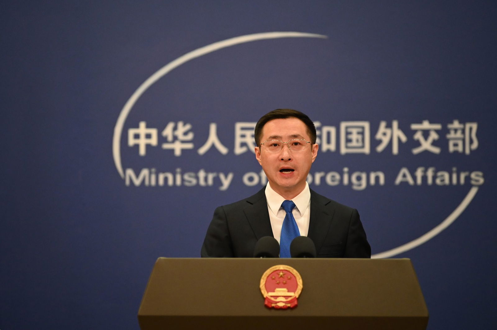 Chinas Außenamt äußerte sich nicht direkt zu den Übungen der Volksbefreiungsarmee vor Taiwan. (Archivbild)