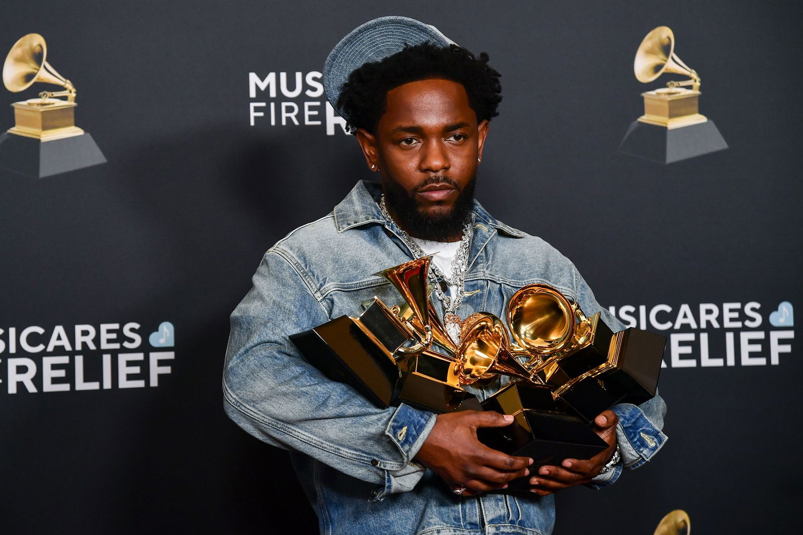Zuletzt noch mit Grammys, bald auf der Stadionbühne: Kendrick Lamar. 