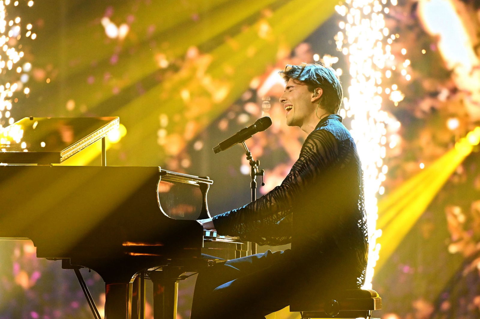 Jonathan Henrich spielte an einem Flügel beim Vorentscheid.