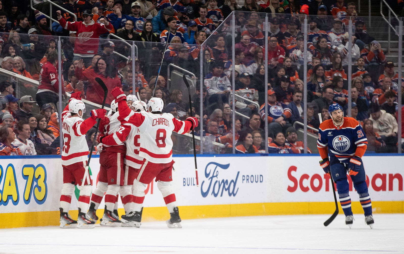 Die Detroit Red Wings gewinnen das vierte Spiel in Folge.