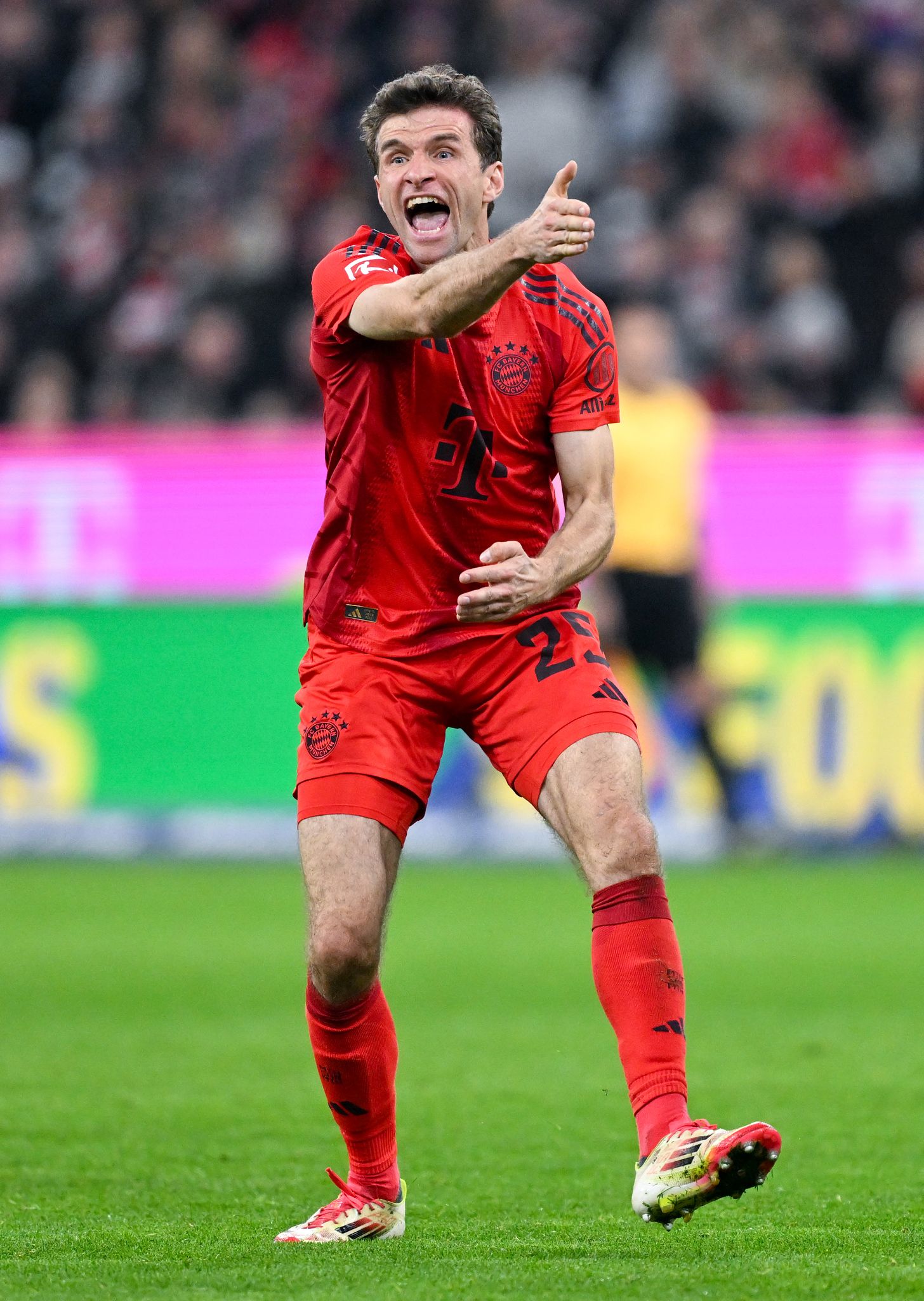 Thomas Müller war als Harry-Kane-Ersatz sehr engagiert.