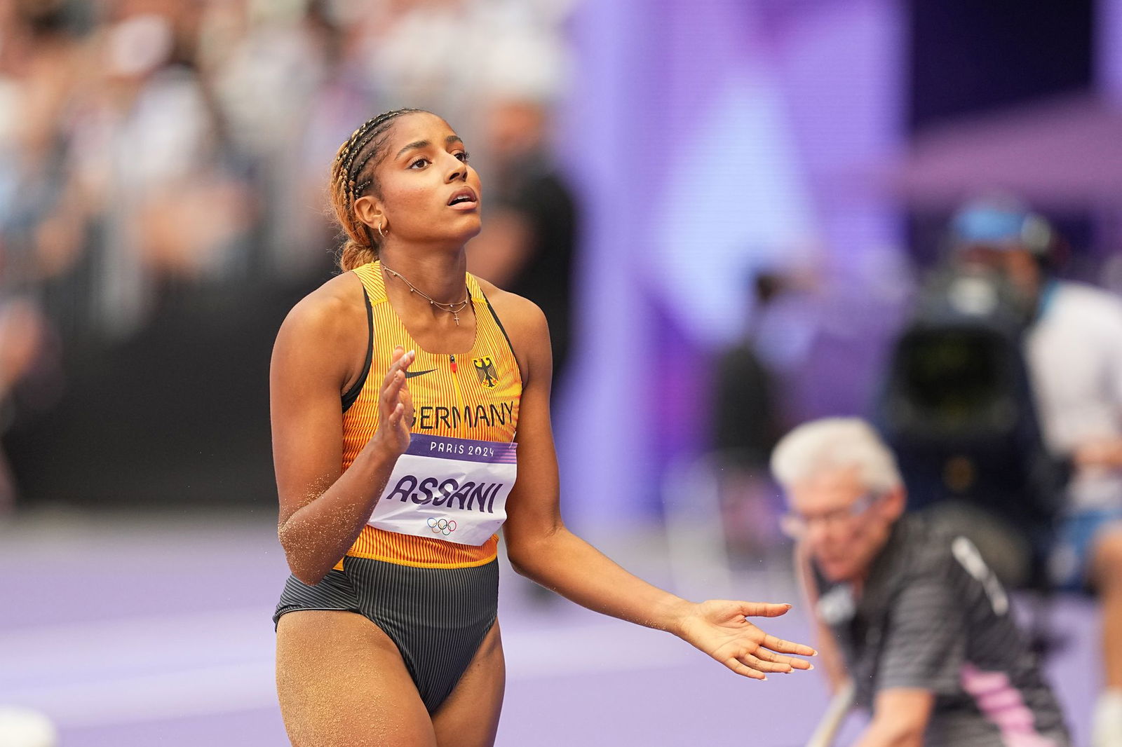 Mikaelle Assani befürwortet die traditionelle Weitsprung-Variante.