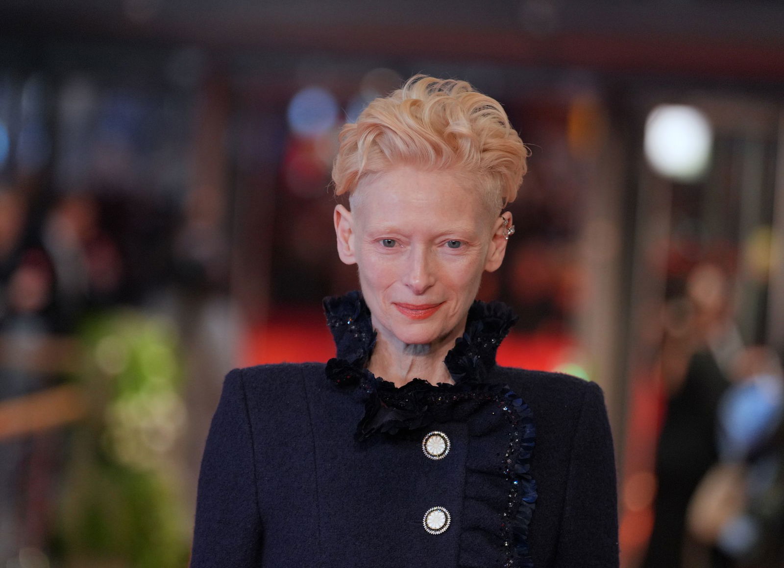 Tilda Swinton wird dieses Jahr mit dem Goldenen Ehrenbären der Berlinale geehrt. 