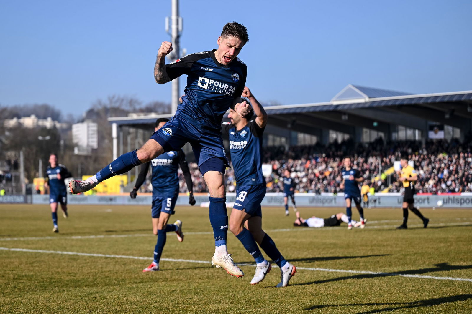Marvin Mehlem traf zur Führung in Ulm.