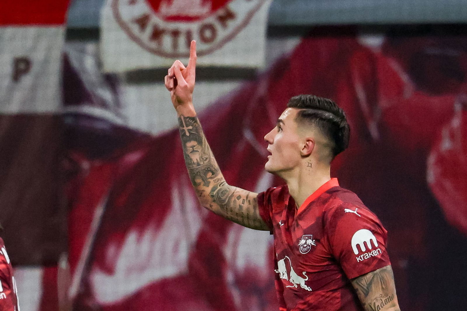 Benjamin Sesko hatte großen Anteil am Sieg.