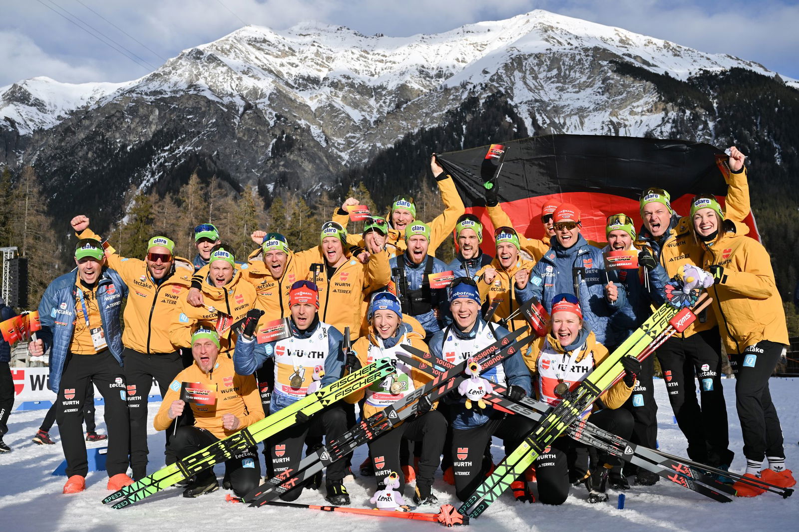 Das deutsche Team will in Lenzerheide noch öfter jubeln.