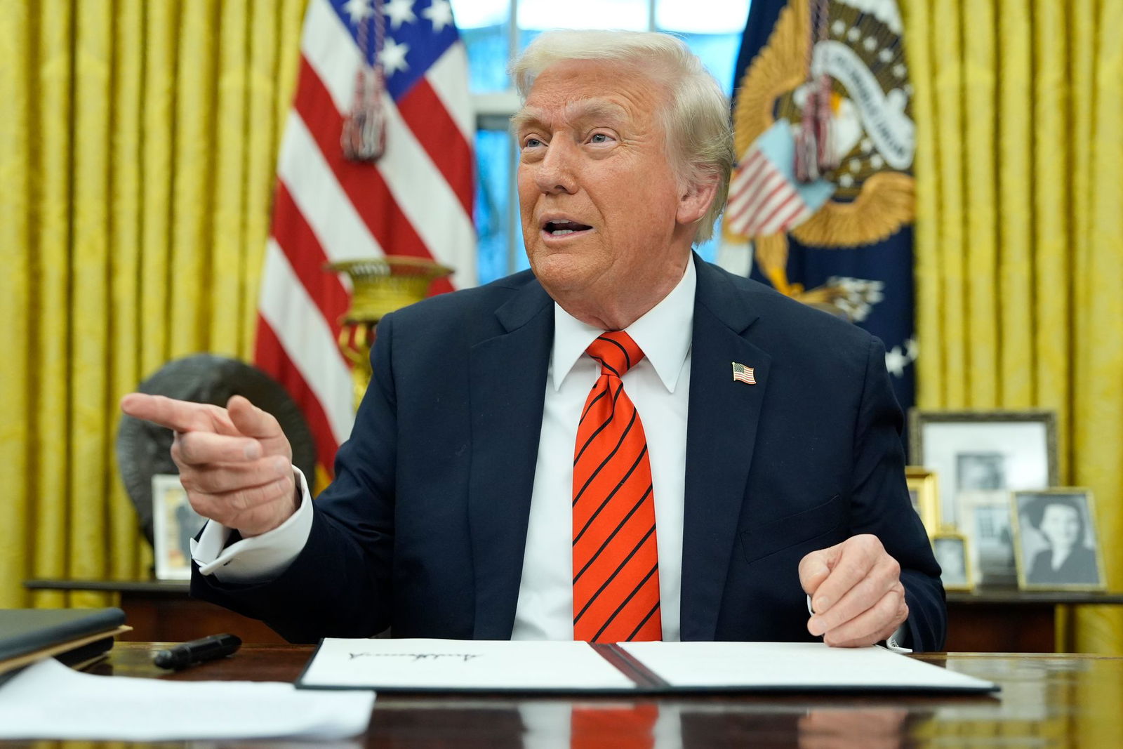 Sollten sich die Islamisten nicht daran halten, droht der US-Präsident mit massiven Konsequenzen.