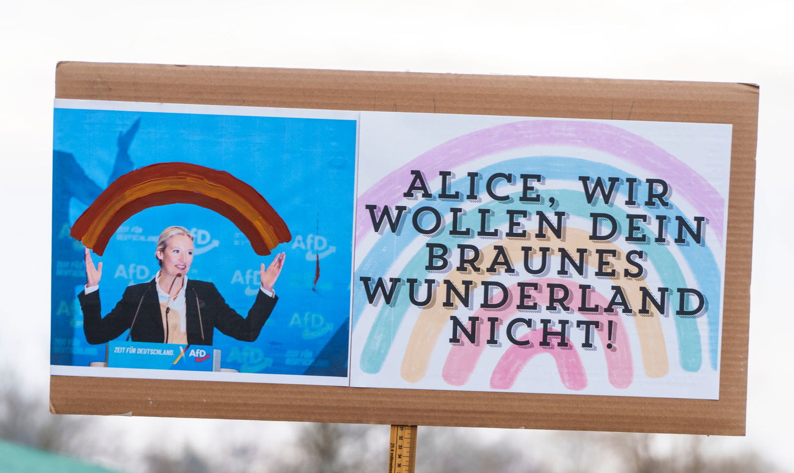 Zur AfD-Veranstaltung kamen laut Partei rund 700 Zuschauer.