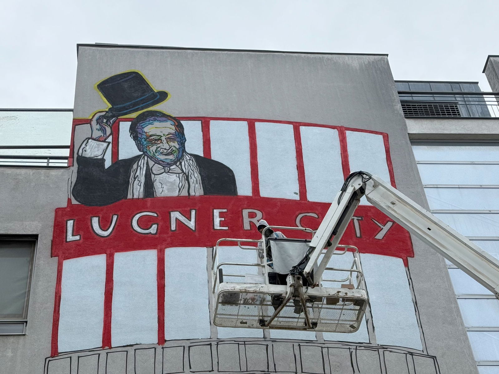 Richard Lugner in seinem Ball-Outfit. 