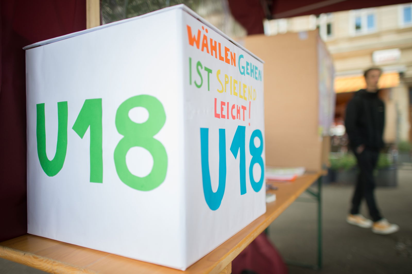 U18 Wahl Stimmungsabfrage zur Bundestagswahl bei Jugendlichen und Kindern