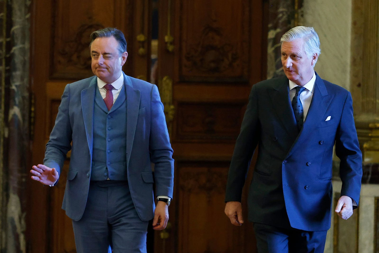 Der 54-ährige Bart De Wever (links) war bislang Bürgermeister der Hafenstadt Antwerpen.