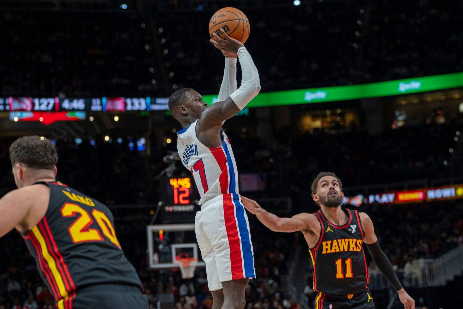 Dennis Schröder machte wieder ein starkes Spiel für Detroit.