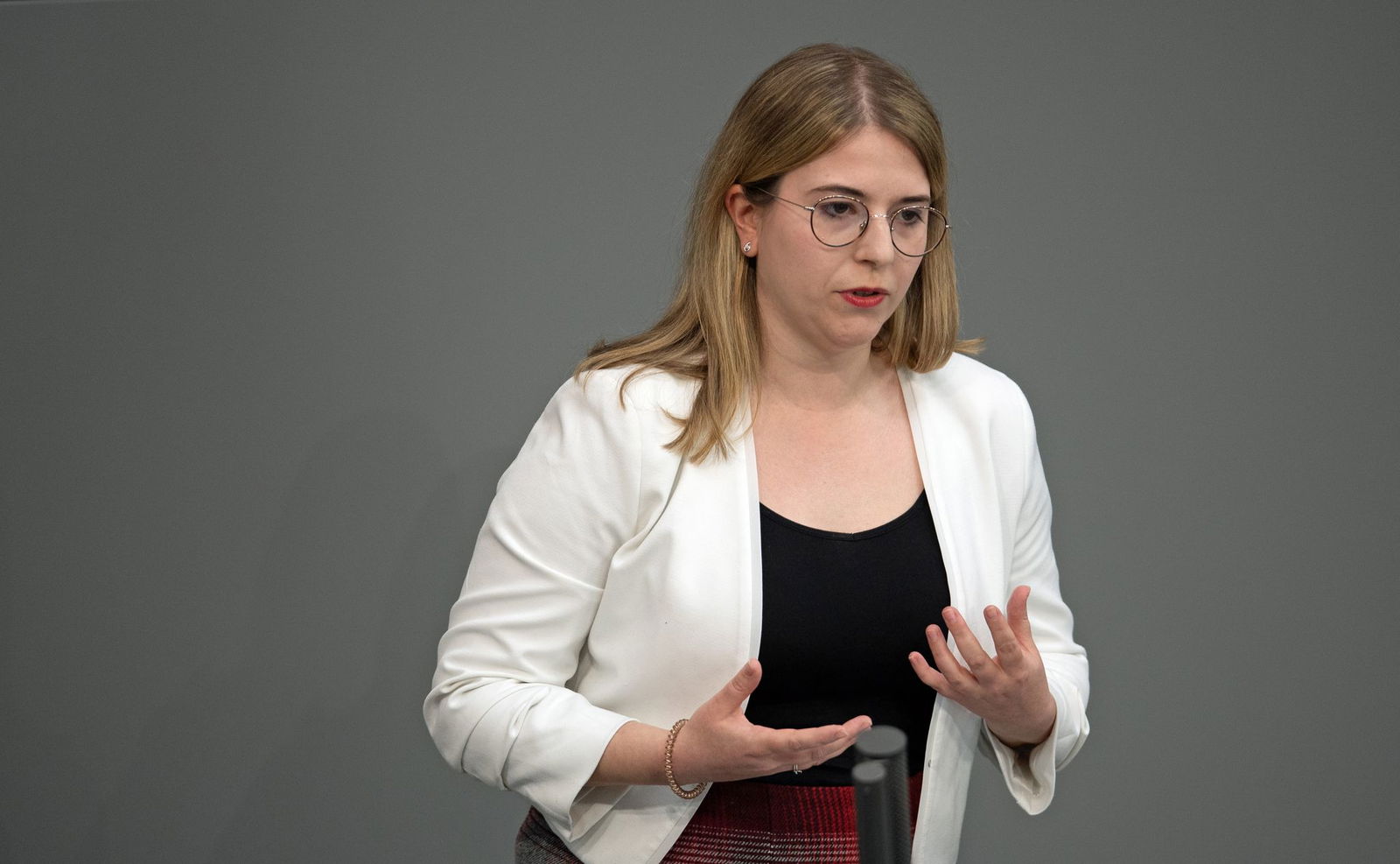 Die Grüne Bundestagsabgeordnete Chantal Kopf holt im Wahlkreis Freiburg das zweitbeste Erststimmenergebnis für ihre Partei bundesweit. (Archivbild)
