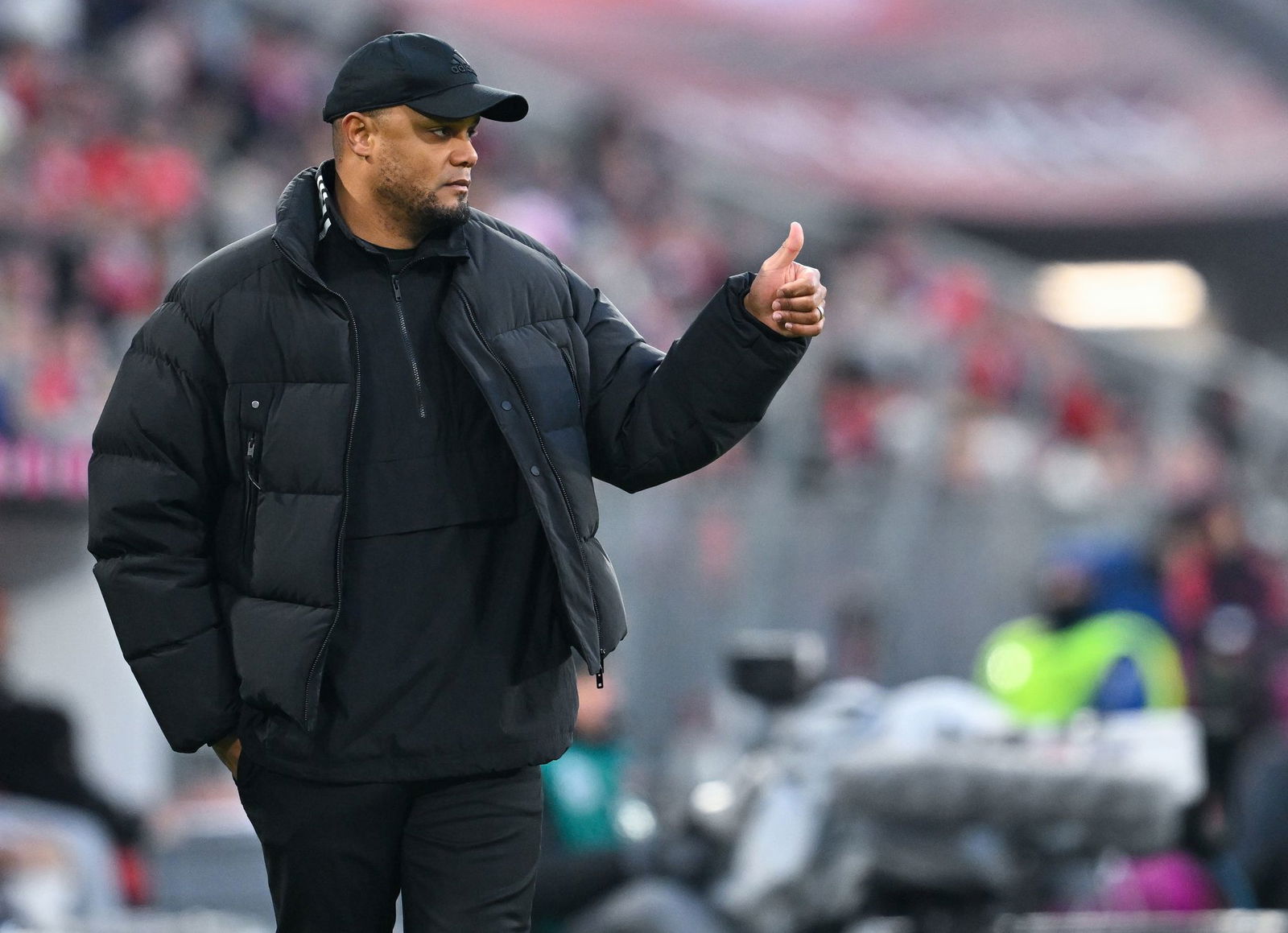 Daumen hoch: «Ich bin keine Angstperson», sagte Bayern-Coach Vincent Kompany.