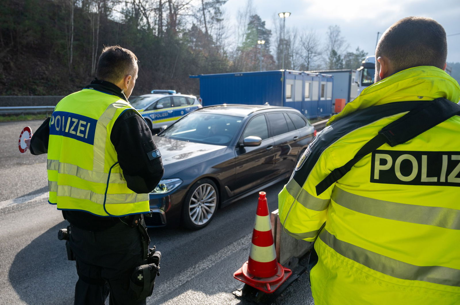 Demnächst wird an der Kontrollstelle auf der Autobahn aus Luxemburg ein großes Zelt aufgebaut. (Archivbild)