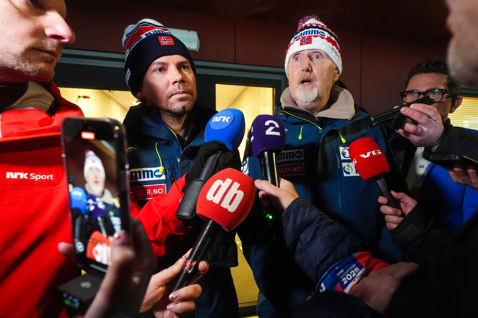 Wer wusste was? Norwegens Sportchef Aalbu (r.) steht unter Druck.