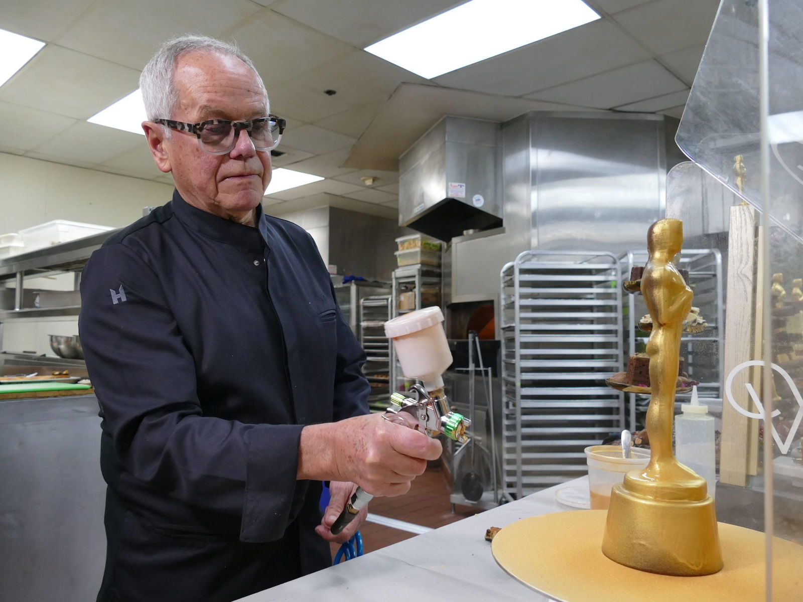 Starkoch Wolfgang Puck verköstigt die Oscar-Gäste zum 31. Mal. 