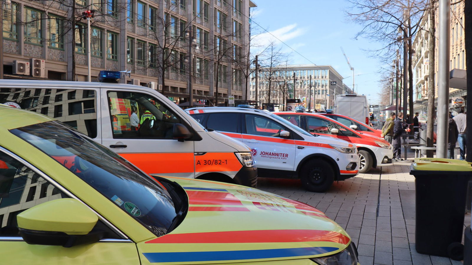 Ein Großeinsatz für die Polizei in Mannheim.