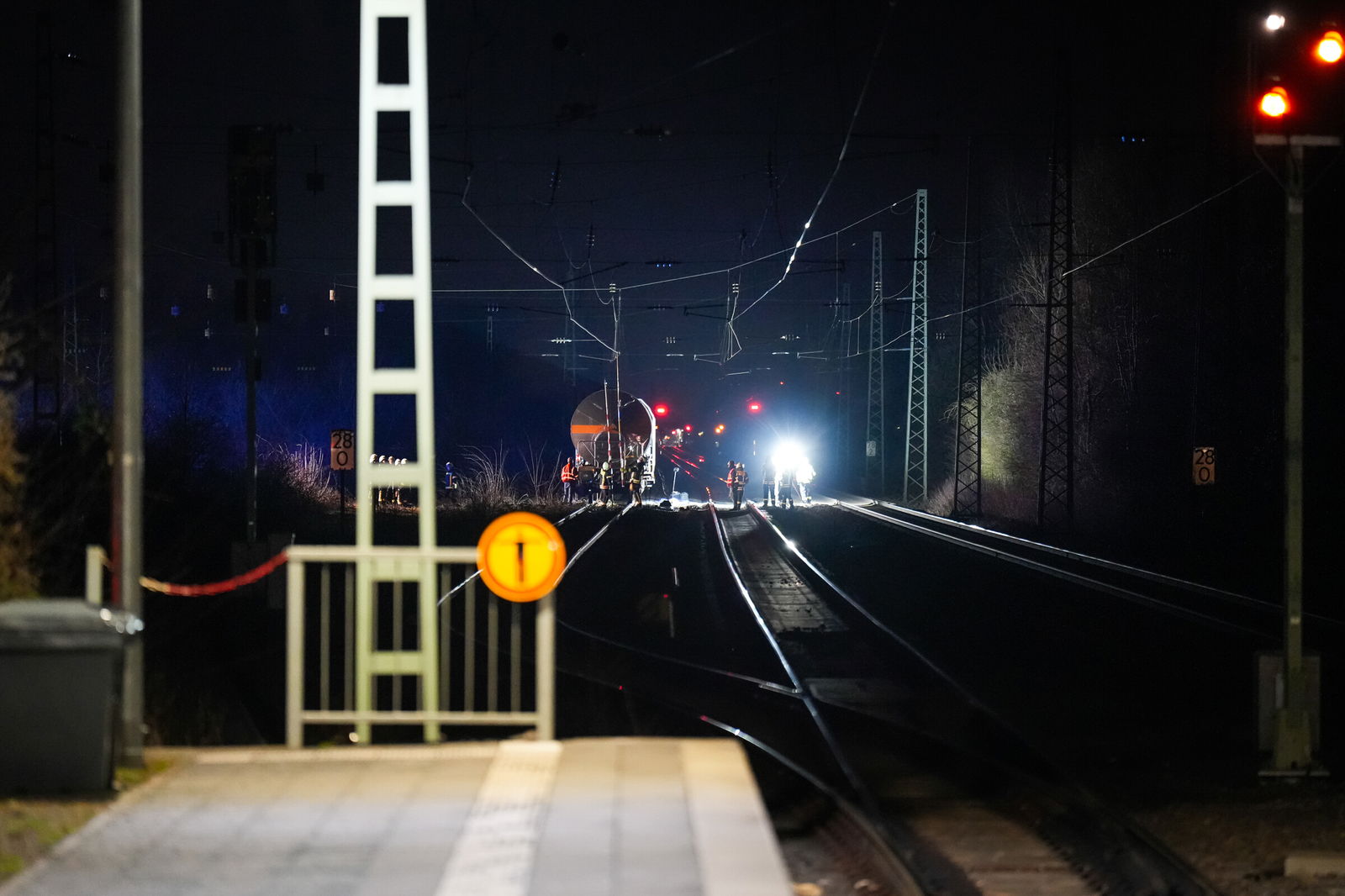 Unfall am Bahnhof Guntersblum