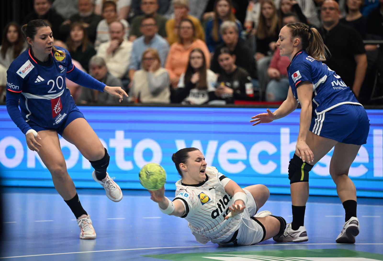 Mareike Thomaiers voller Einsatz reichte nicht für einen deutschen Sieg