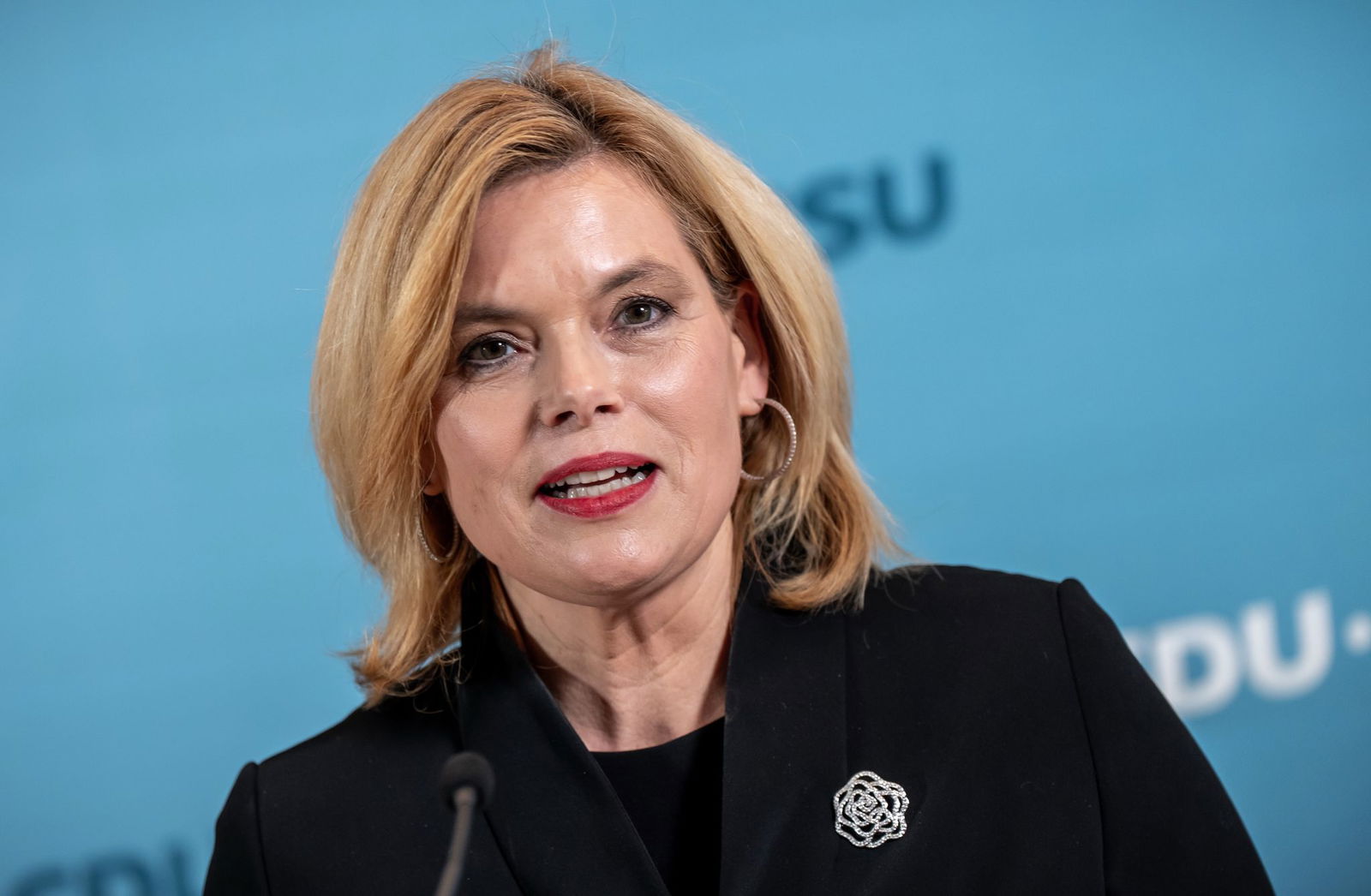 Julia Klöckner wurde von der Union als Kandidatin für die Parlamentsspitze nominiert.