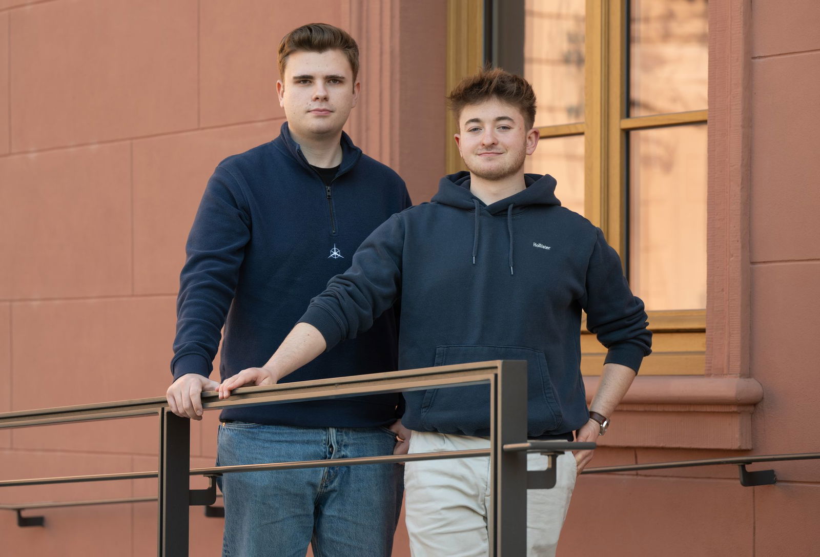 Die ehemaligen Landesschülersprecher von Rheinland-Pfalz, Colin Haubrich (links) und Pascal Groothuis.