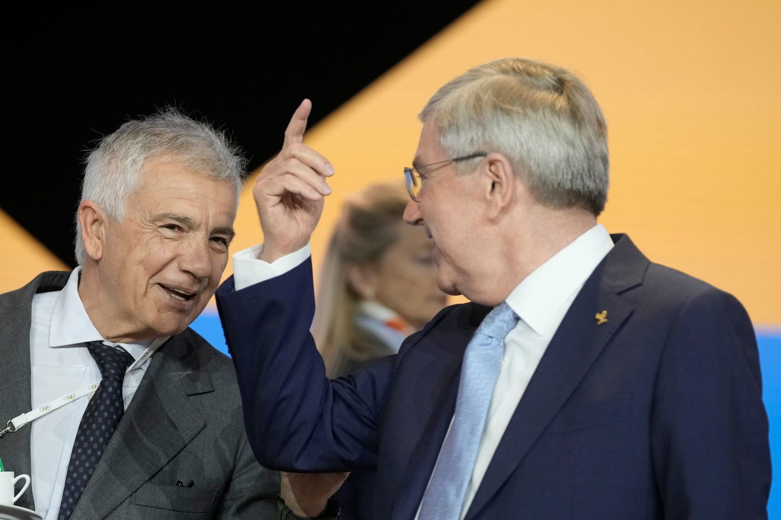 Gehört zu den Favoriten: Juan Antonio Samaranch jr. (l).