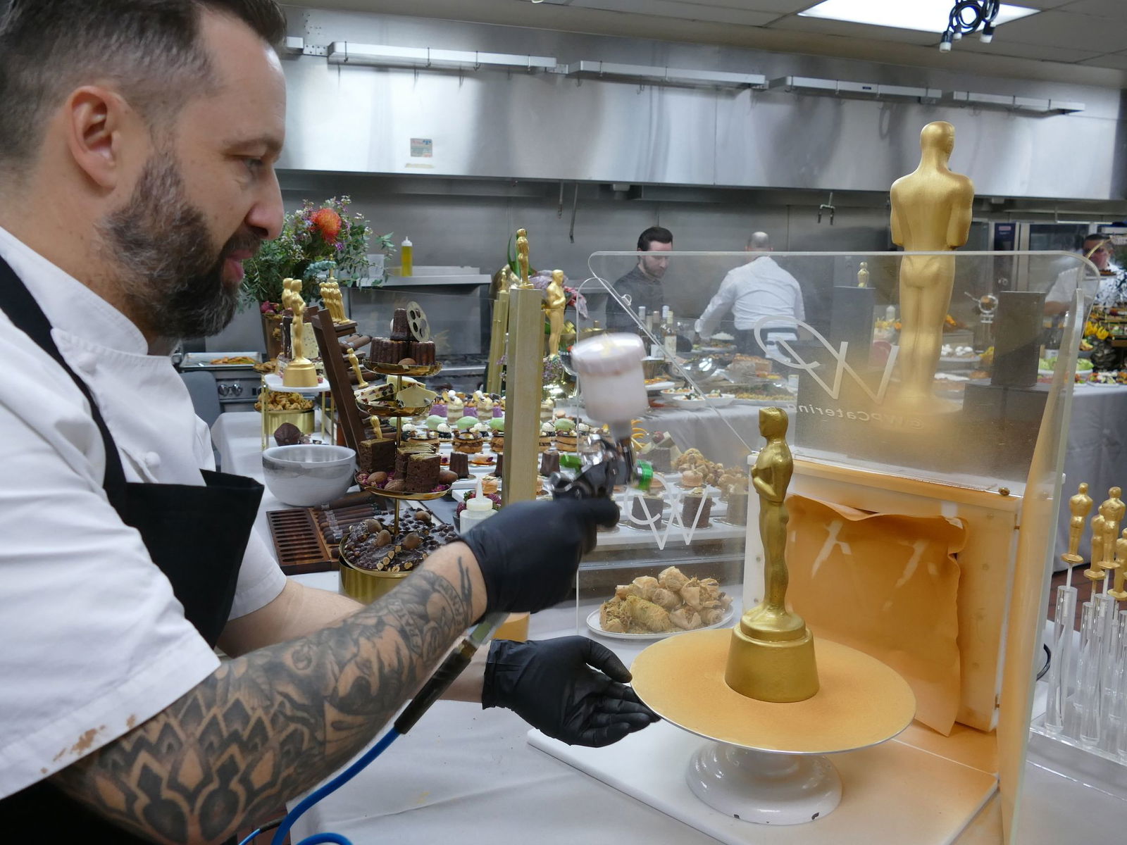 Alle Oscar-Gäste bekommen einen vergoldeten Schokoladen-Oscar.