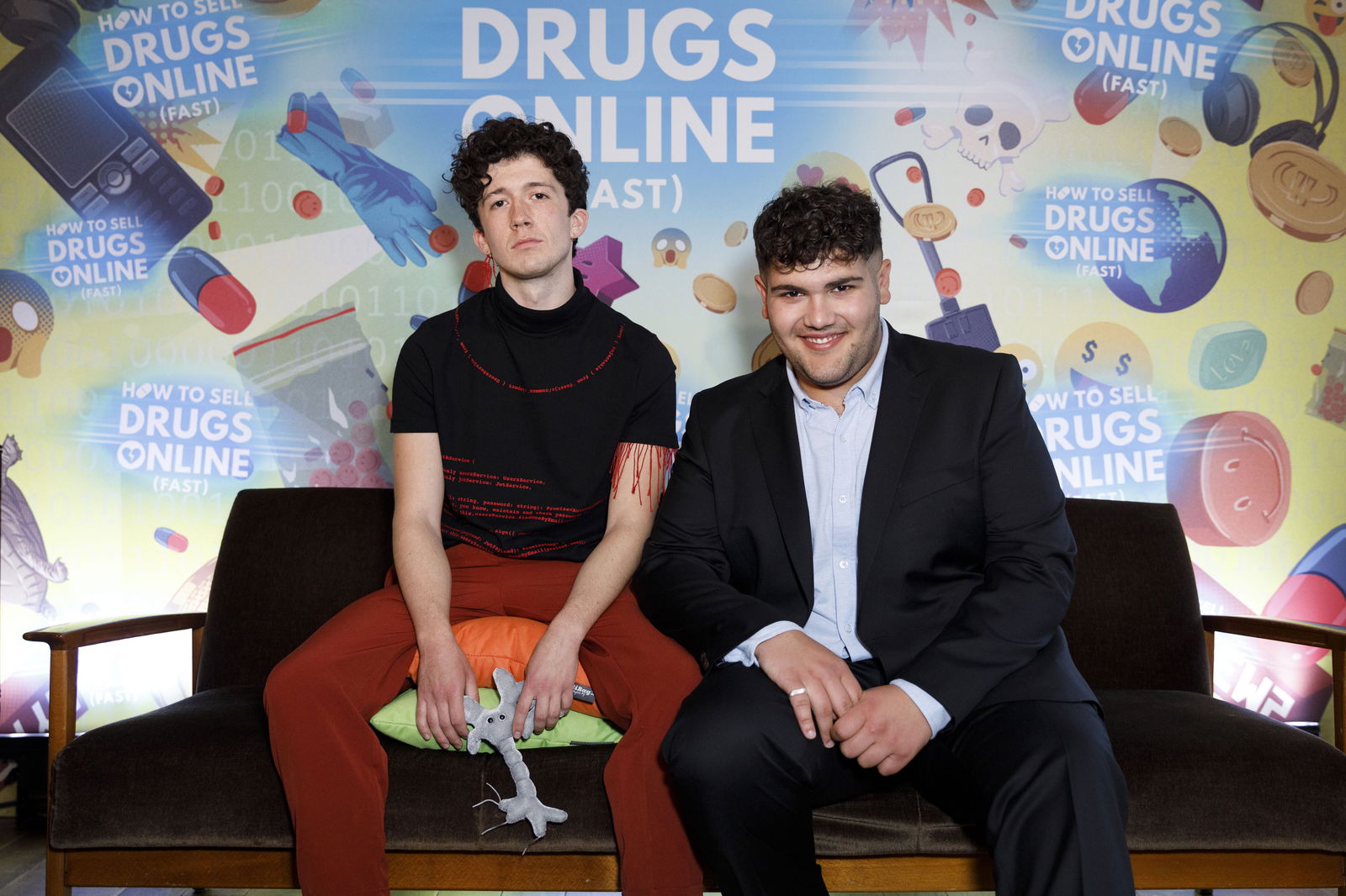  Maximilian Mundt und Danilo Kamperidis bei der Premiere der Netflix TV-Serie 'How to Sell Drugs Online (Fast) 2019