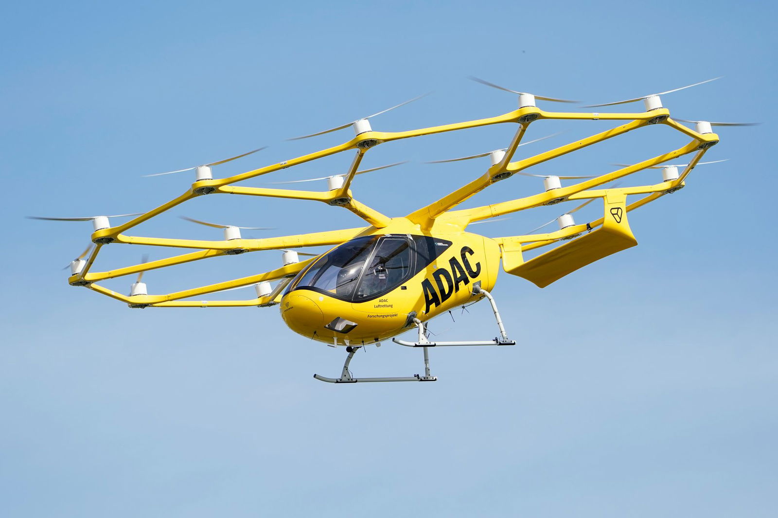In Deutschland arbeitet Volocopter mit der ADAC-Luftrettung zusammen. (Archivbild)