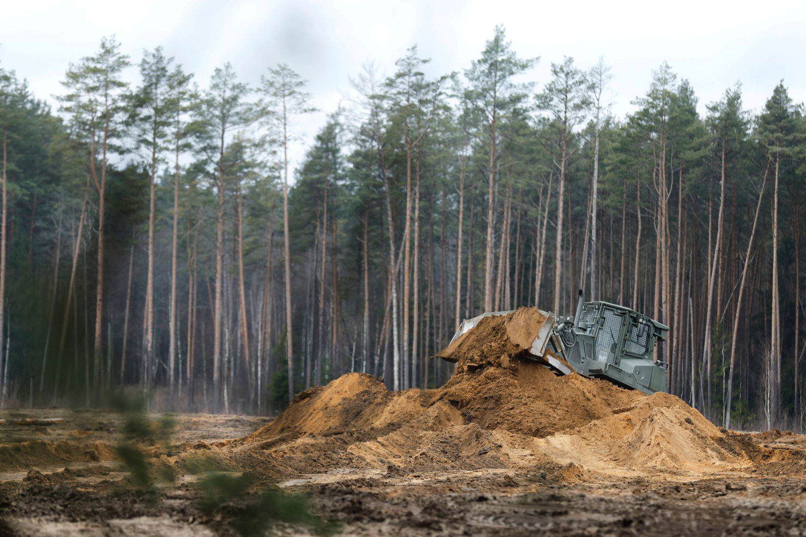 Um den Einsatz zu erleichtern, haben die Helfer nach Angaben der US-Streitkräfte das sumpfige Areal um den georteten Standort des Fahrzeugs trockengelegt. 