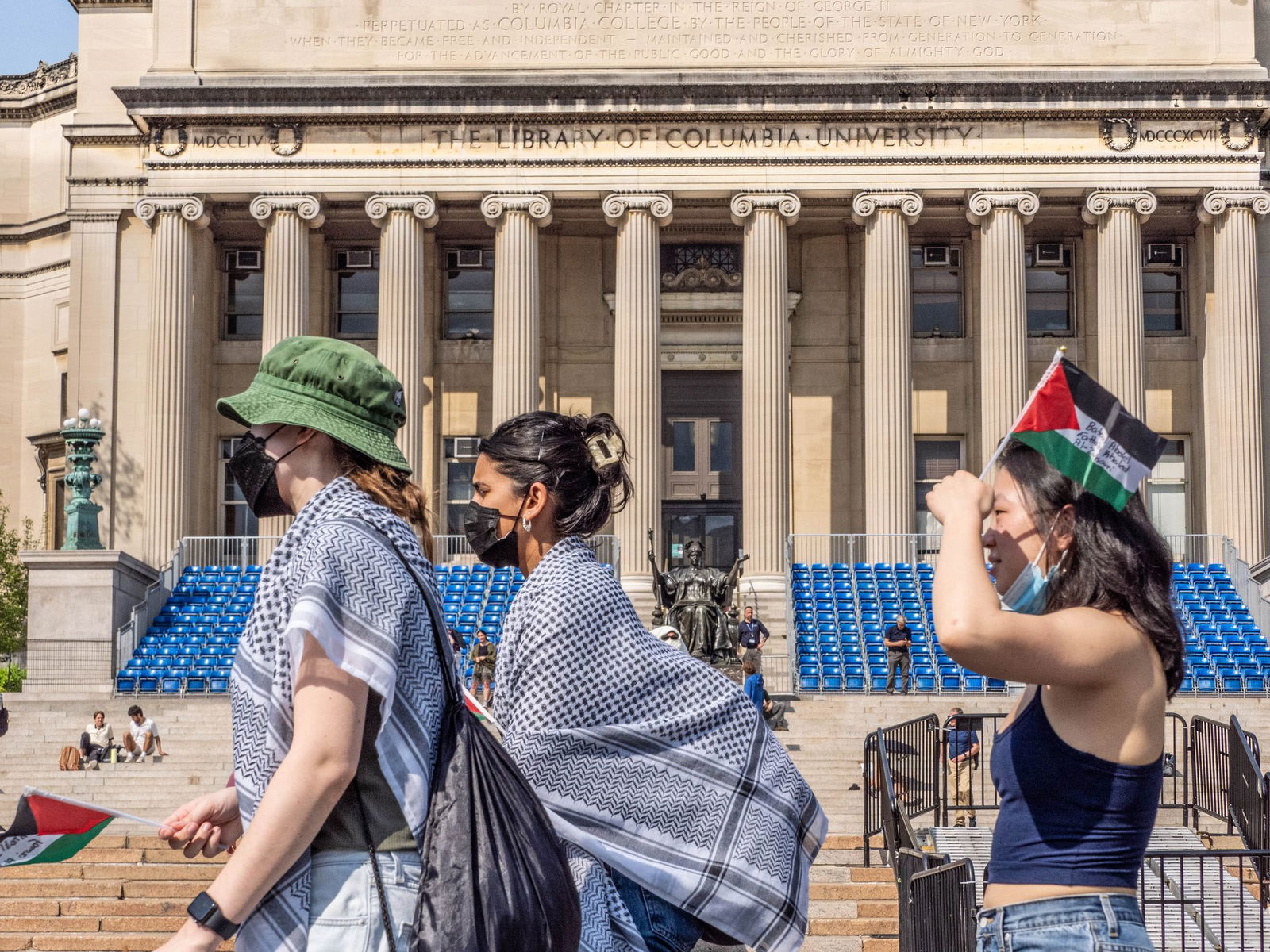 Im vergangenen Jahr war die Columbia University Schauplatz großer propalästinensischer Proteste . (Archivbild)