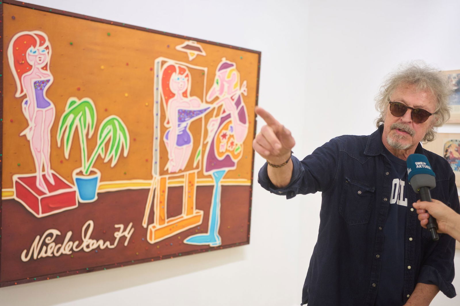 Unter dem Titel «Es war einmal» zeigt das Ludwig Museum Koblenz Werke von Manfred Boecker, Rainer Gross und BAP-Sänger Wolfgang Niedecken.