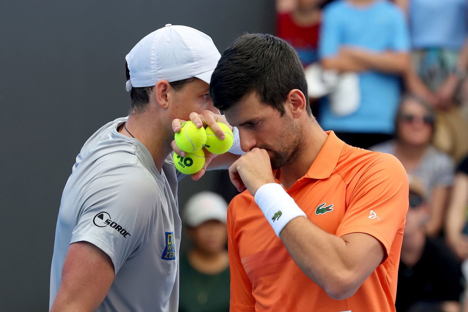 Initiierten gemeinsam die Spielergewerkschaft PTPA: Vasek Pospisil (l) und Novak Djokovic.