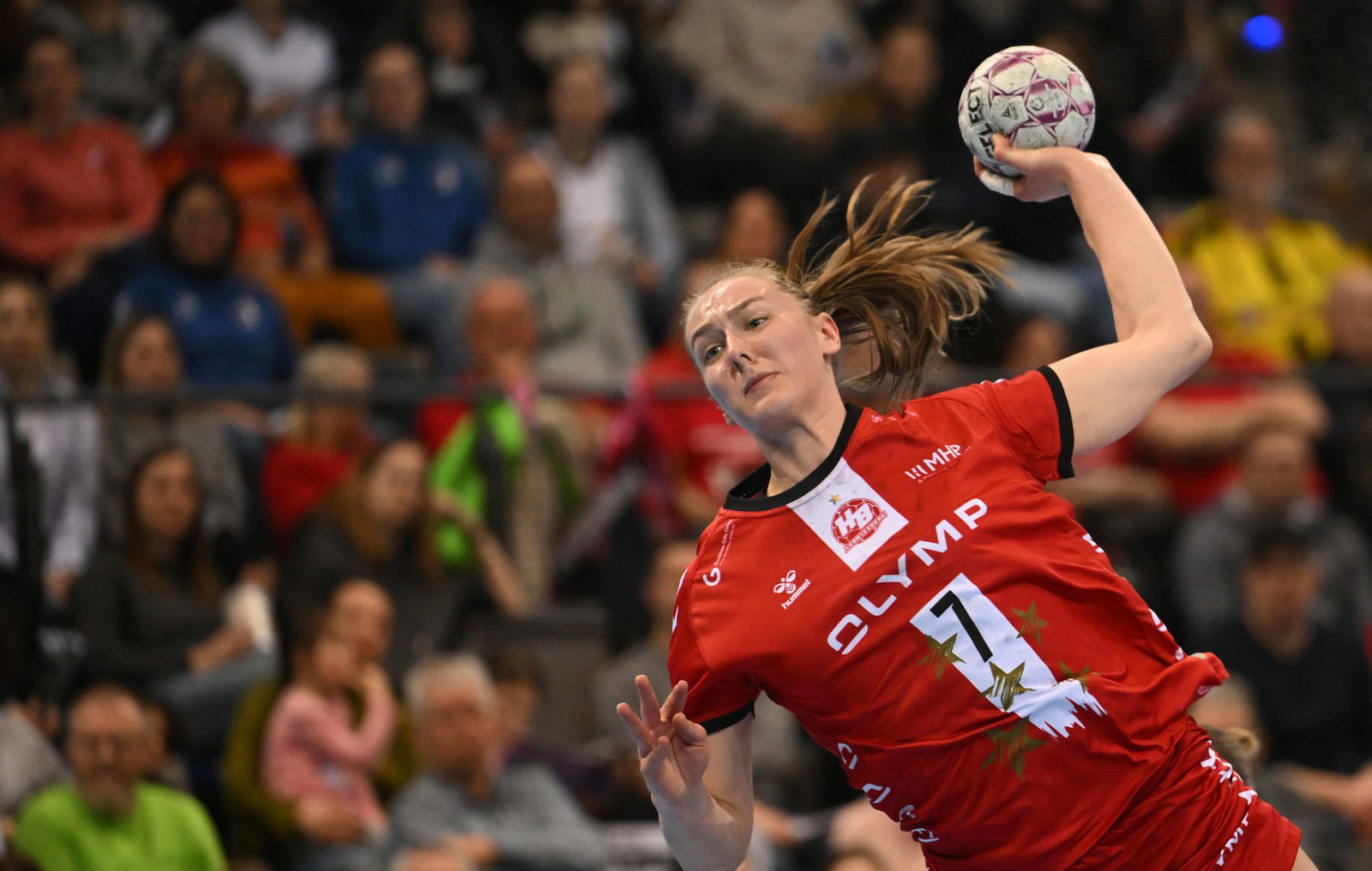 Viola Leuchter war in Ljubljana mit vier Toren die beste Ludwigsburger Werferin. 